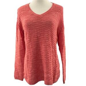 Women's Small Peach Sweater Calvin Klein Jeans Lightweight Airy